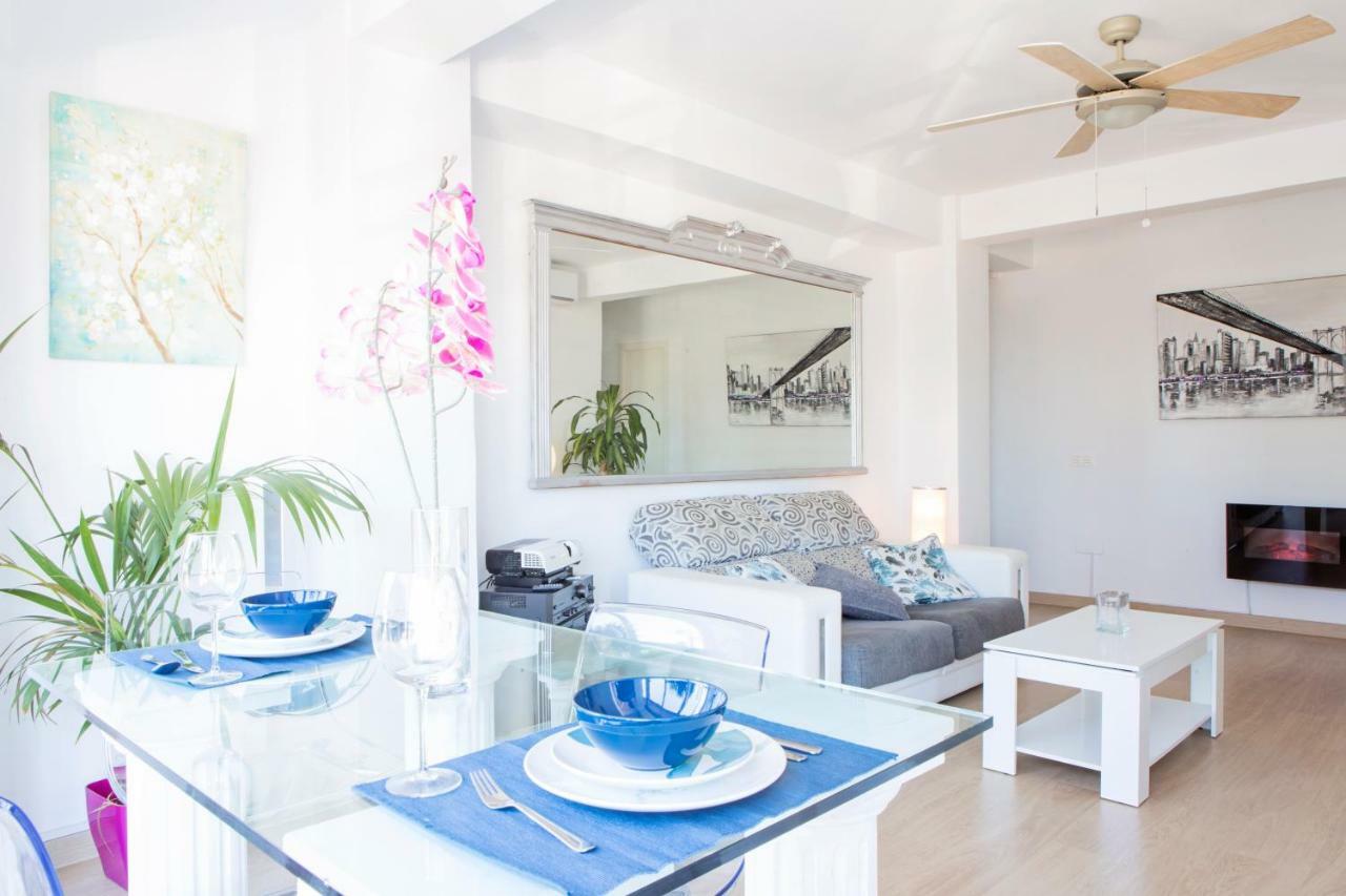 Apartamento Lujo frente al Mar Centro de Málaga Exterior foto