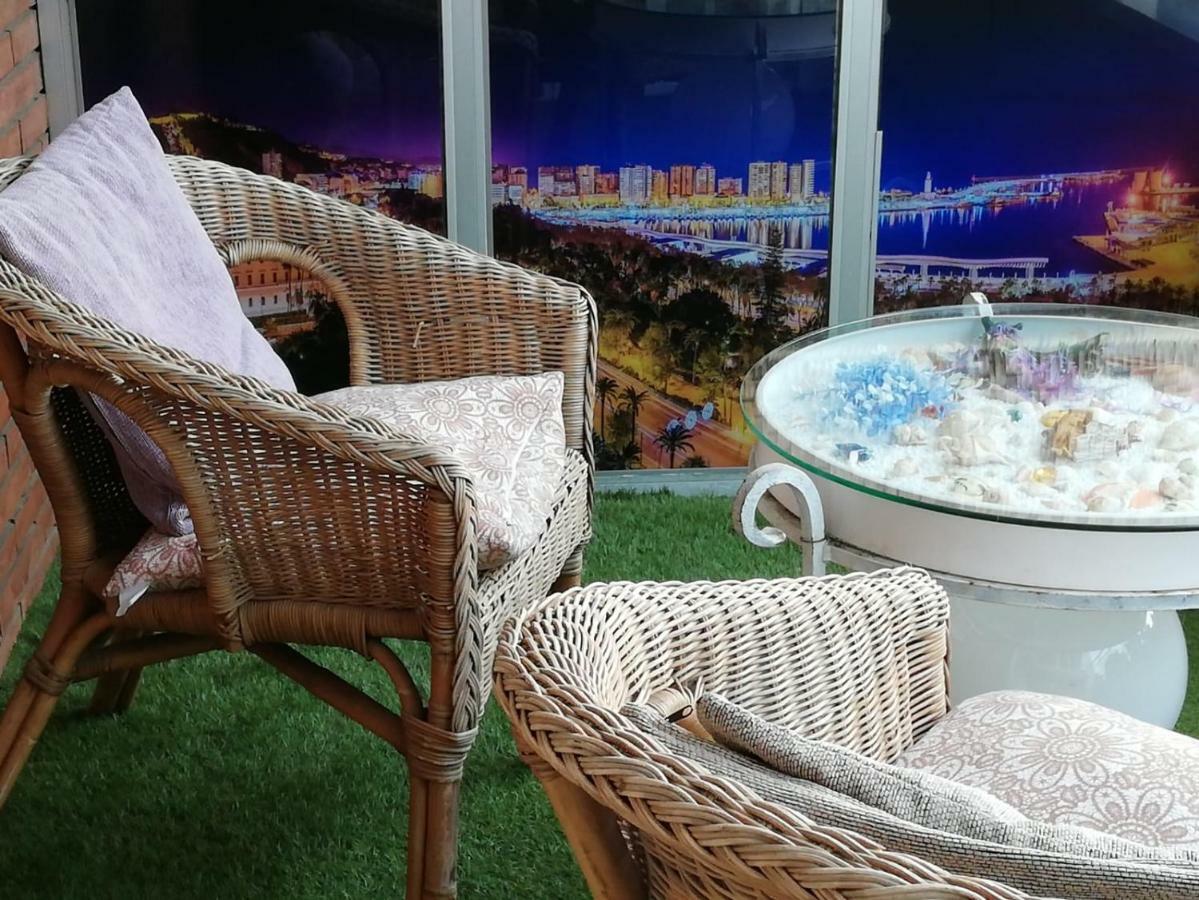 Apartamento Lujo frente al Mar Centro de Málaga Exterior foto