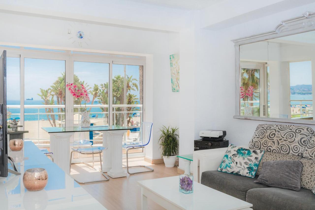 Apartamento Lujo frente al Mar Centro de Málaga Exterior foto